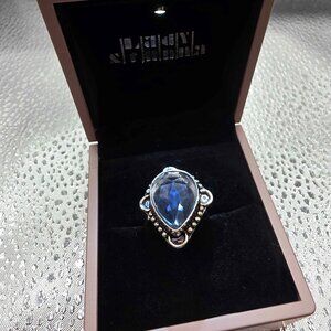 Blue Sapphire 925 Sterling Silver Ring